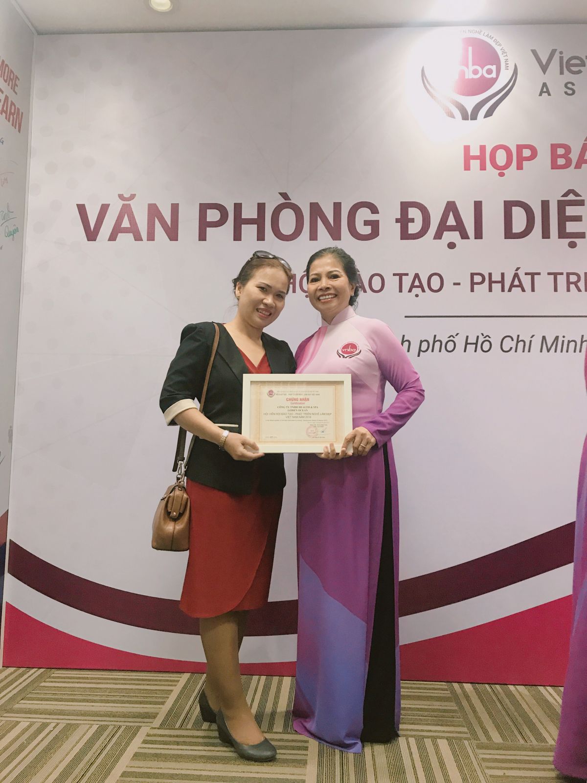 bà Trương Thị Ngọc Ánh - Hội Đào tạo - Phát triển nghề làm đẹp Việt Nam (VNBA)